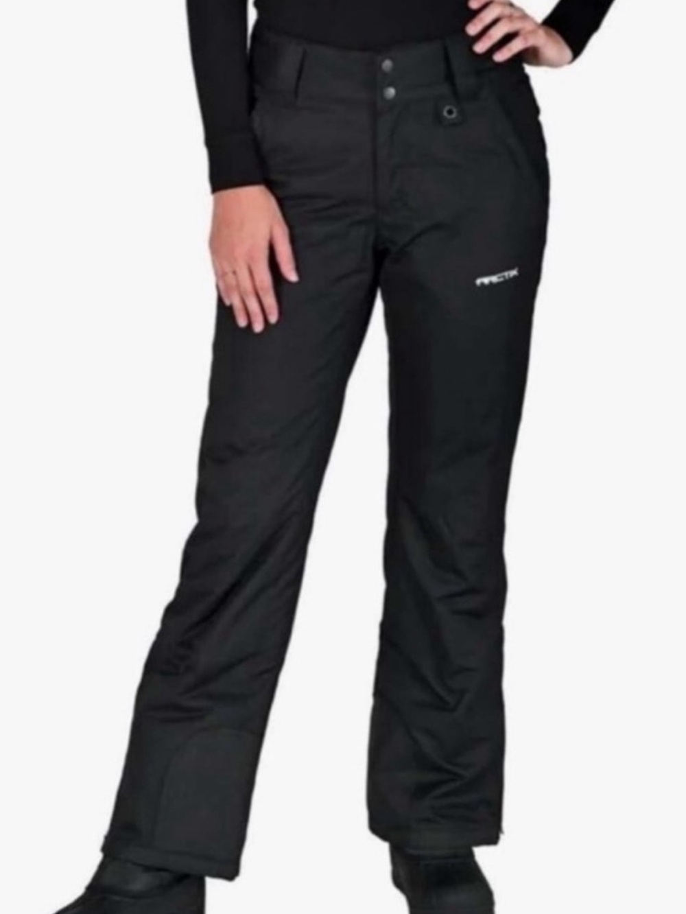 Arctix Black Ski Pants Insulated Snow Pants Size Medium 31” Inseam